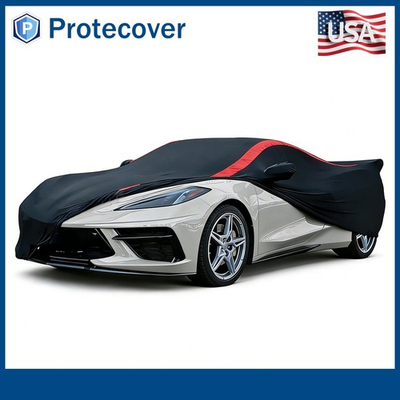#ad #ad Car Cover for Corvette C8 Stingray 2020 2025 Stretch Satin DustProof Protection $63.99