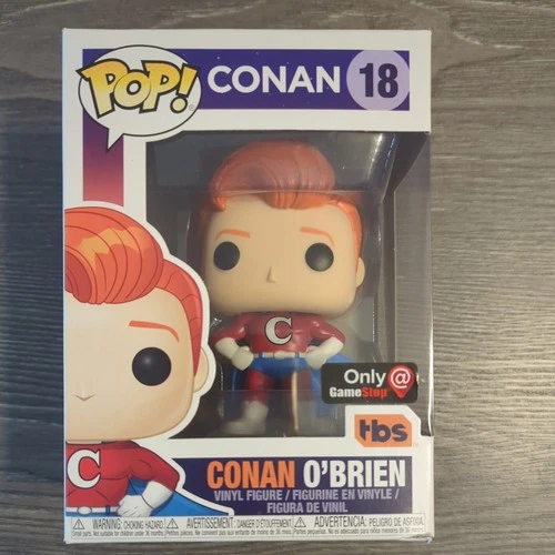 Funko Pop! Vinyl: Conan O'Brien (Superhero) - GameStop (Exclusive) #18