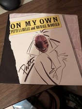 On My Own Patti LaBelle And Michael McDonald 45 Record Very Good Condition