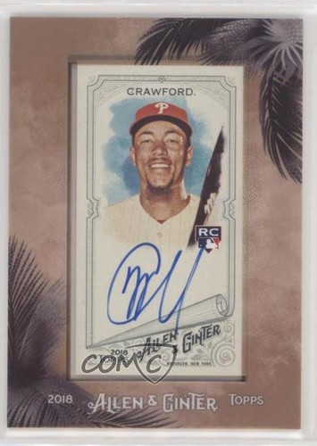 J.P. Crawford #MA-JC 2018 Topps Allen & Ginter Framed Mini Autographs card