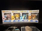 Pokemon Funko Espeon 884,   Jolteon  628, Vaporeon 627, Ever 626 Lot Exclusive