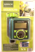 NEW GardenLine Digital Water Timer Battery Operated Programmable Automatic