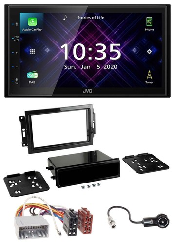 JVC DAB 2DIN MP3 Bluetooth USB Autoradio für Chrysler PT Cruiser 300C Dodge Jeep - Bild 1 von 10