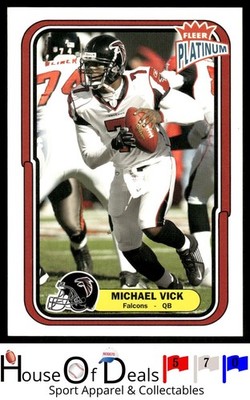 2004 Fleer Platinum #98 Michael Vick Atlanta Falcons Football card