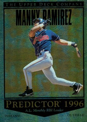 1996 Upper Deck  Predictor Retail Exchange Manny Ramirez R17 Indians