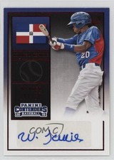 2015 Panini Contenders International Ticket Red Foil Wander Javier #14 Auto k2j