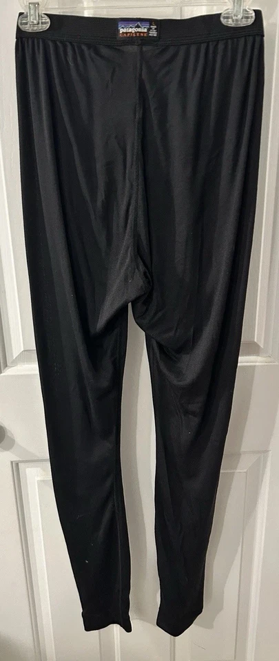 Calça Patagonia Base Layer Feminina Grande Preta Poliéster Elástico Excelente Estado Usado! - Imagem 2 de 4