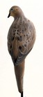 Life Size BRAD FALKINBURG VERTICAL MOURNING DOVE CARVING Wood Bird Sculpture  — photo 4