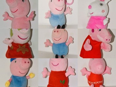 Peppa Pig Plüschtiere - verschiedene Optionen - wählen Sie aus der Dropdown-Leiste