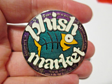 Phish Market Fun O Meter Geocoin FISH JELLYFISH CRAB SHARK OCEAN GEOCACHING COIN