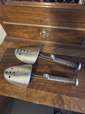 Vintage Pair of Ekco Metal Adjustable Shoe Tree Stretchers Shaper EUC