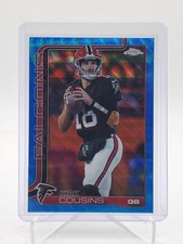 KIRK COUSINS 2025 TOPPS CHROME BLUE WAVE REFRACTOR /150 #13 FALCONS Q6563