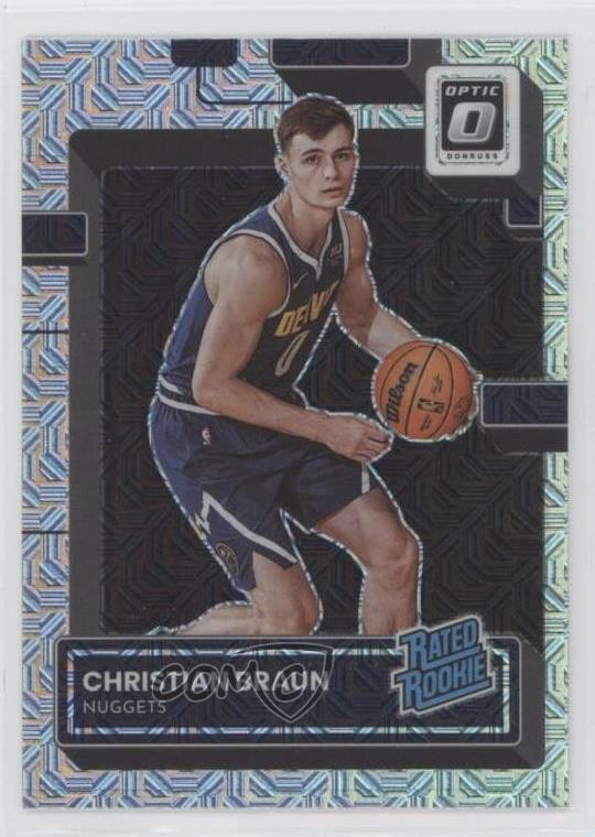 2022-23 Panini Donruss Optic Rated Rookie Choice Prizm Christian Braun #238 1u6