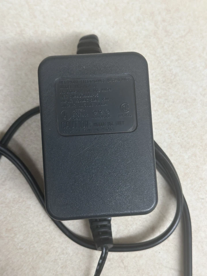 Fonte de alimentação adaptador CA NEC TurboGrafx 16 TG16 FABRICANTE DE EQUIPAMENTO ORIGINAL COM TAMPA DE PORTA DE EXPANSÃO! - Imagem 3 de 4