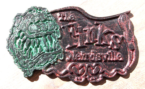 FINKS WEIRDSVILLE ED ROTH RAT FINK GANG Monster Hot Rod RESIN Car Club Plaque