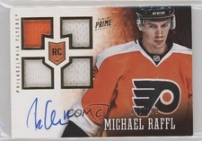 2013-14 Panini Prime Rookie 148/199 Michael Raffl #156 Patch Auto a6u
