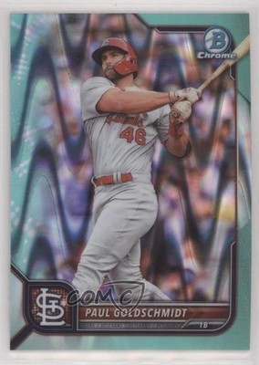 2022 Bowman Chrome Aqua RayWave Refractor 45/199 Paul Goldschmidt #42 04br