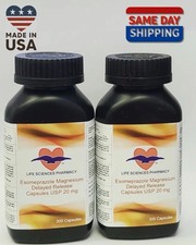 Life Sciences Pharmacy Esomeprazole Magnesium 20mg DR 600 Capsules Exp 11/2028