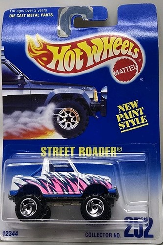 Vintage Hot Wheels STREET ROADER 1997 Beach patrol #252 Suzuki Samurai NIP MOC
