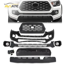 For 2016 2017 2018 19-2023 Toyota Tacoma Front Bumper Cover Grille Assembly Kit