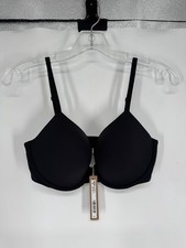 SKIMS Fits Everybody T Shirt Bra Womens Size 34D Onyx Black Padded Underwired