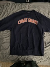 U.S. Coast Guard USCG Blue Long Sleeve Sweatshirt - Size L / Large