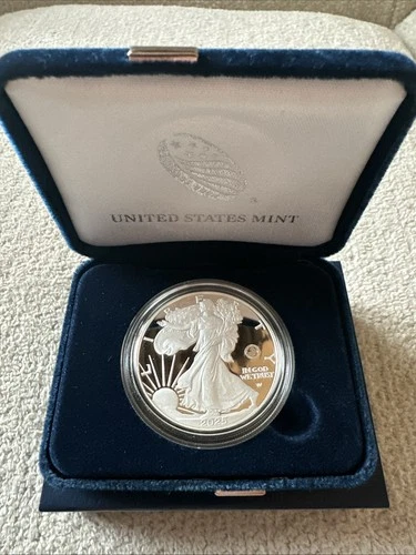 2025 Proof American Silver Eagle 250th Anniversary Marine Corps Privy w/ OGP