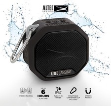 Altec Lansing HydraTrek Magnetic Bluetooth Speaker Waterproof - Black