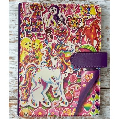 Lisa Frank A5 Binder with printed paper