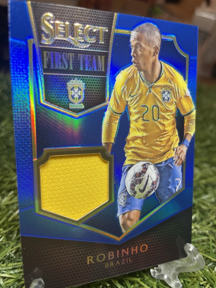 2015-16 Panini Select - Blue First Team Swatches Robinho #FT-ROB 70/99 - Imagem 2 de 3