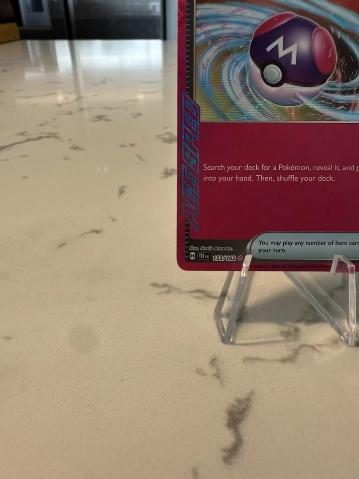 Master Ball 153/162 ACE SPEC  SV05: Temporal Forces - Pokemon Near Mint - Image 4 of 4