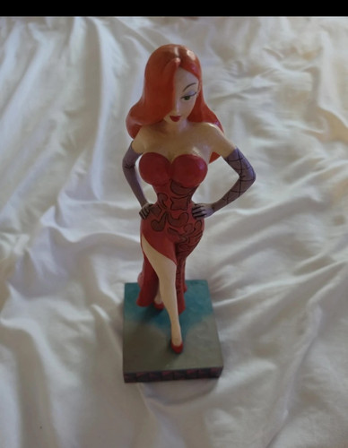 JIM SHORE- RARE-Disney Jessica Rabbit Figurine Statue Red Dress 7-9.9"