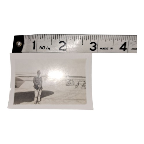 WWII 1945 Okinawa Ie Shima Foto Lot 4 US männliche Soldaten Lagerzelte Fahrräder - Bild 10 von 14