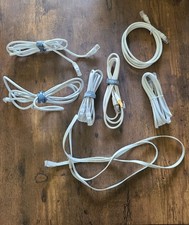Lot of White RJ-45 Ethernet Network Cables