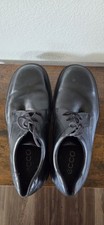 ECCO Black Leather Oxford Dress Shoes Lace Up Comfort EU 41