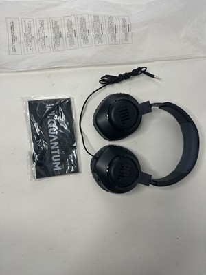 Unused Black JBL Quantum WIRED Jack Over-Ear HEADPHONES ONLY