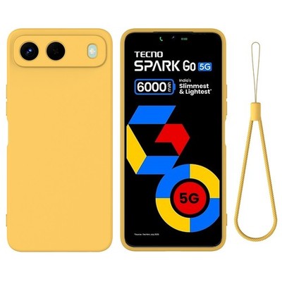Colorful Slim Matte Silicone Protection Back Case For Tecno Spark Go 2025 / KM8