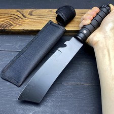 Durable Straight Blade, High Carbon Steel Full Handle Two Hand Universal Knife