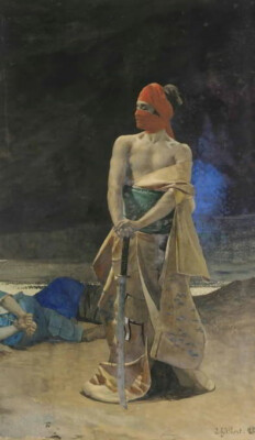 stunning oil painting handpainted on canvas-The Victorious Warrior