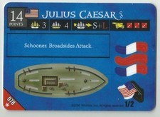 Pirates Of The Revolution, 3 MAST AMERICAN SHIP, JULIUS CAESAR, #078, DAC1