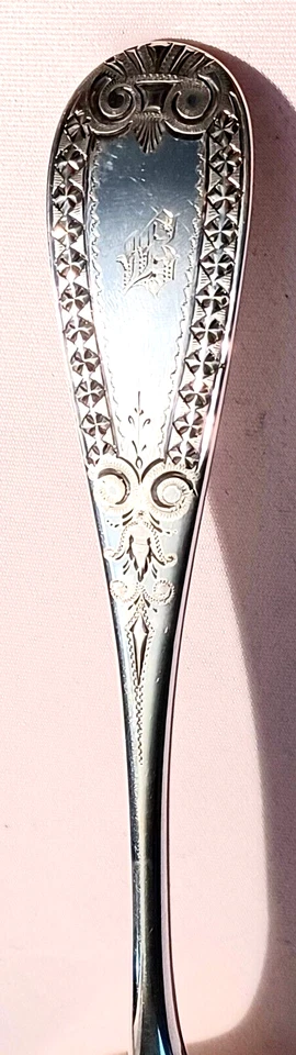 Beautiful Shreve Stanwood & Co. Early Sterling Huge Serving Fork- 10 3/4" Boston - Imagem 3 de 4