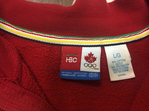 Equipo Olímpico Canadiense Pull Over Rojo Talla Grande 2006 - Imagen 4 de 8