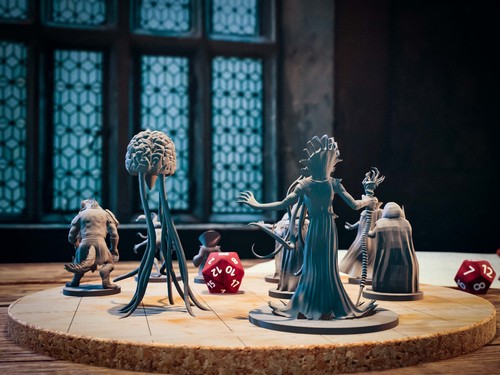Mind Flayer and Illithid Monster Pack | Juego de inicio de 10 miniaturas - DND D&D - Imagen 8 de 10
