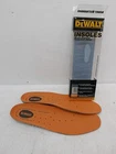 PAIR OF DEWALT PREMIUM COMFORT WORKBOOT INSOLES  UNIVERSAL UK SIZE 6 TO 12