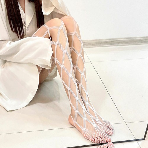 Sexy Generous Lattice Fishing Net Socks Hollow Net Socks - Picture 3 of 8