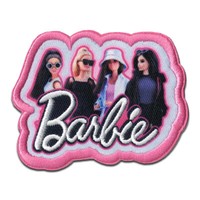 Barbie © Team Mit Brille - AufnäHer, BüGelbild, AufbüGler, GrößE: 6,4 X 7,8 Cm