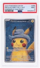 2023 Pokemon Promo Pikachu With Grey Felt Hat Pokemon X Van Gogh #085 PSA 9