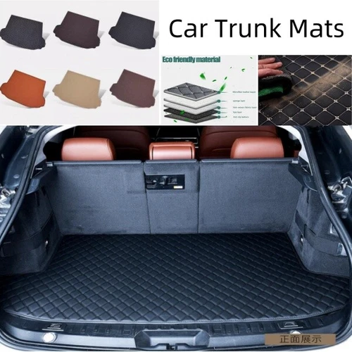 Car Floor Mat For Lincoln All Series Cargo Liners PU Carpet Waterproof Custom - Foto 21 di 42
