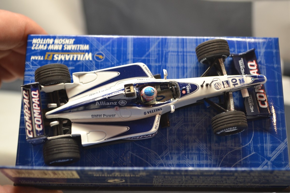 MINICHAMPS F1 Williams BMW Fw22 Jenson Button for sale