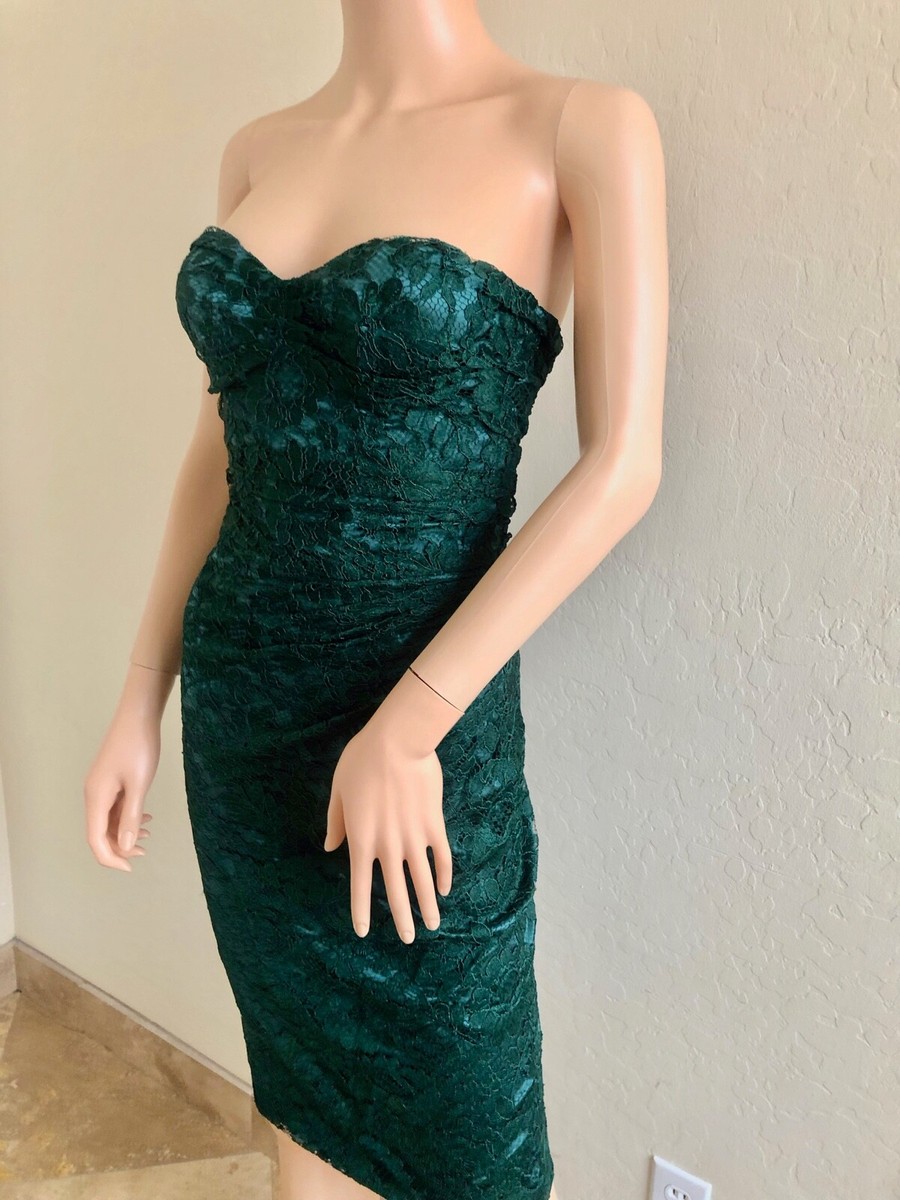 DOLCE&GABBANA STRAPLESS BUSTIER LACE DRESS IT38. US2 | eBay